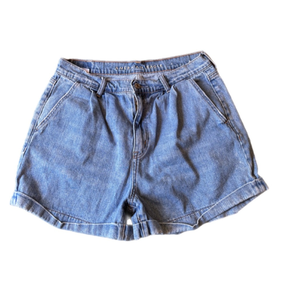 American Eagle Outfitters Blue Jean Shorts High-Waisted